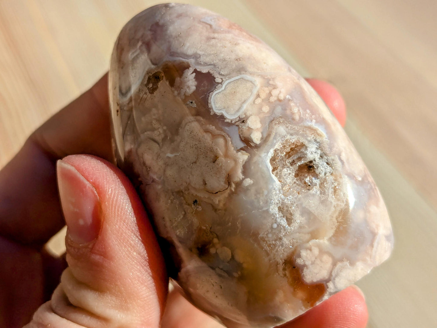 Flower Agate Free Form - OOAK