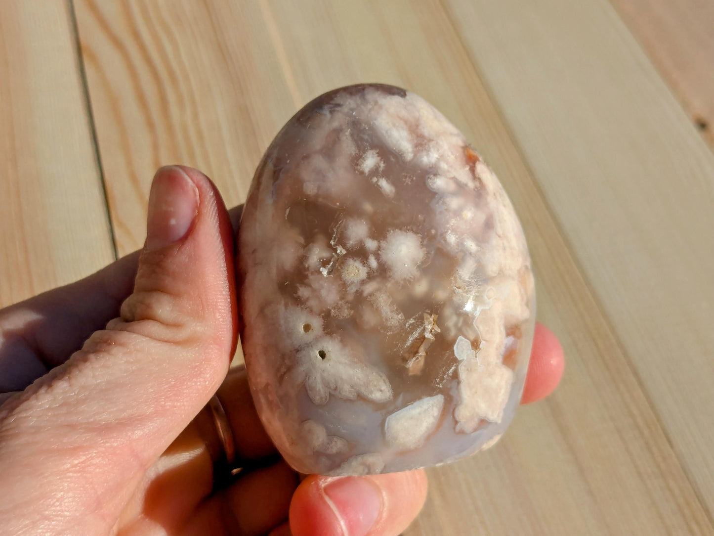 Flower Agate Free Form - OOAK