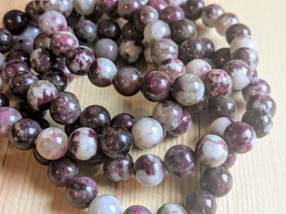 Pink Tourmaline Stretch Bracelets