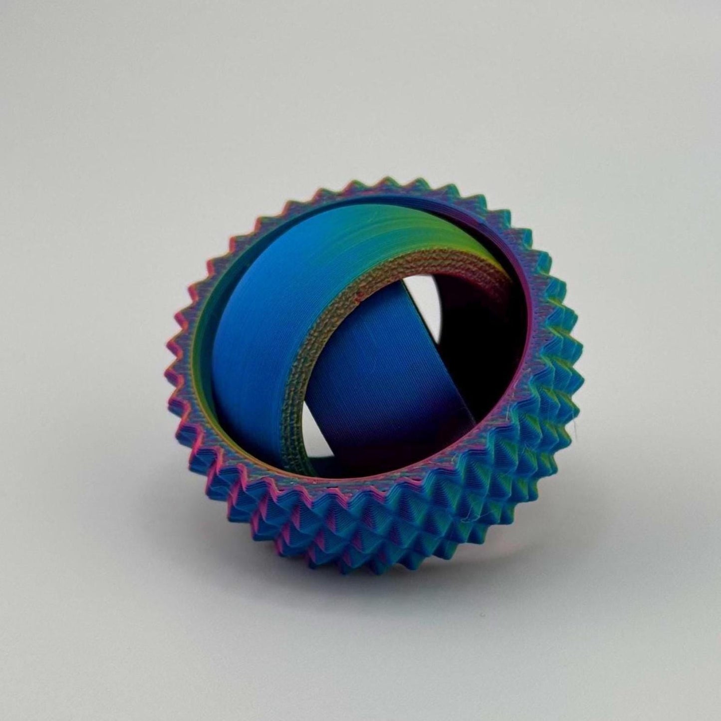 Multi Color Spiky Gyro Fidget Spinner