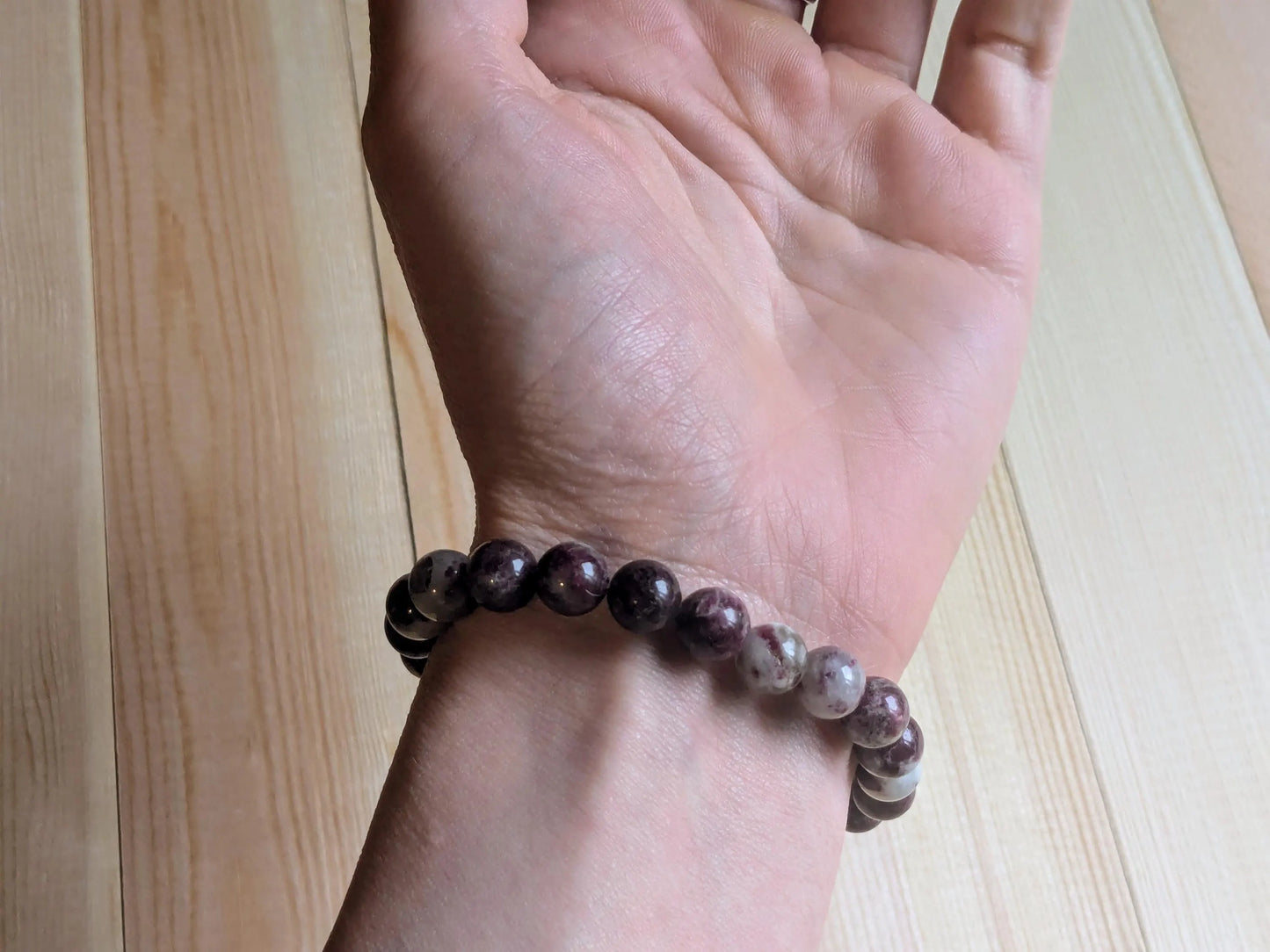 Pink Tourmaline Stretch Bracelets