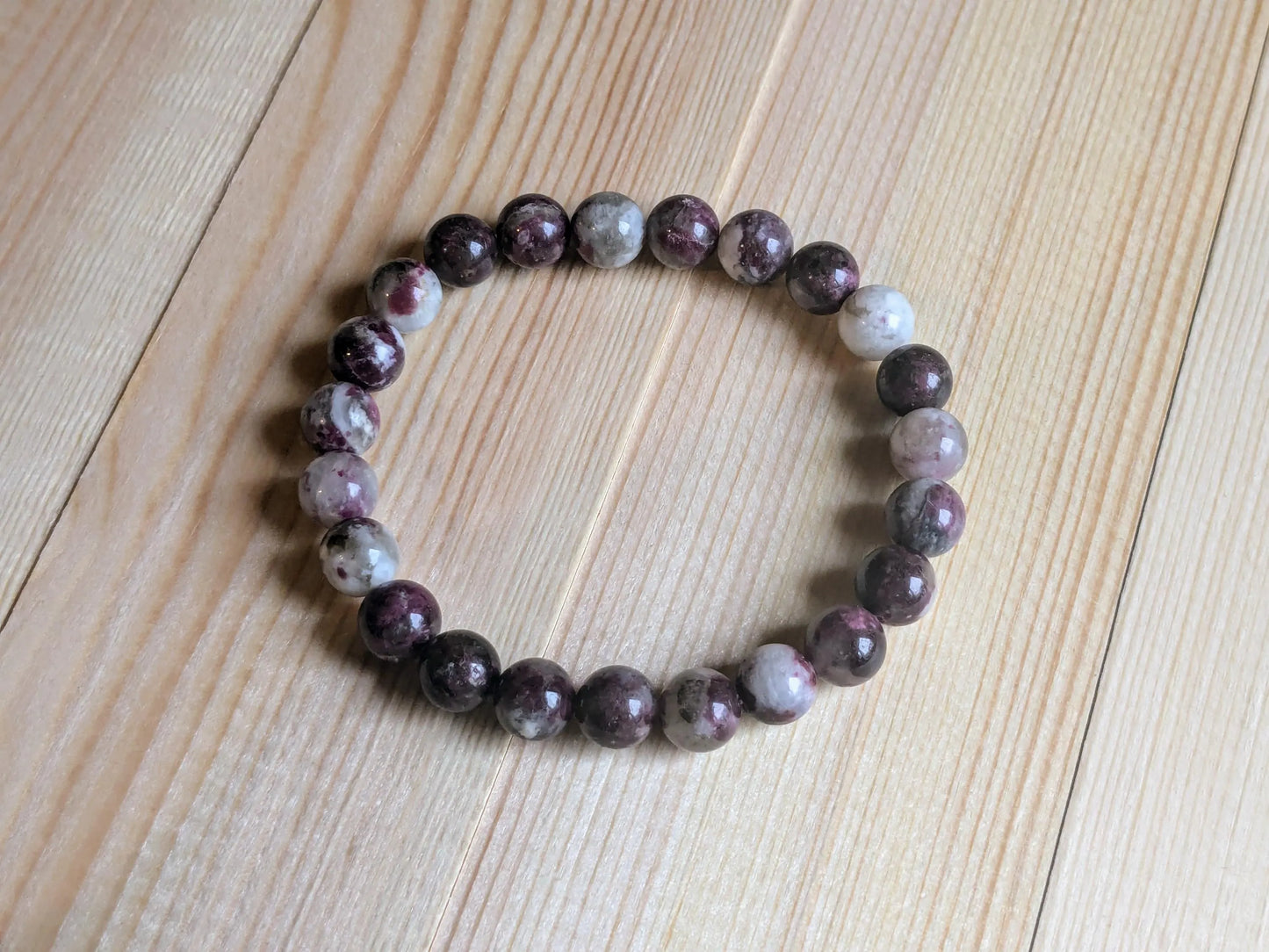 Pink Tourmaline Stretch Bracelets