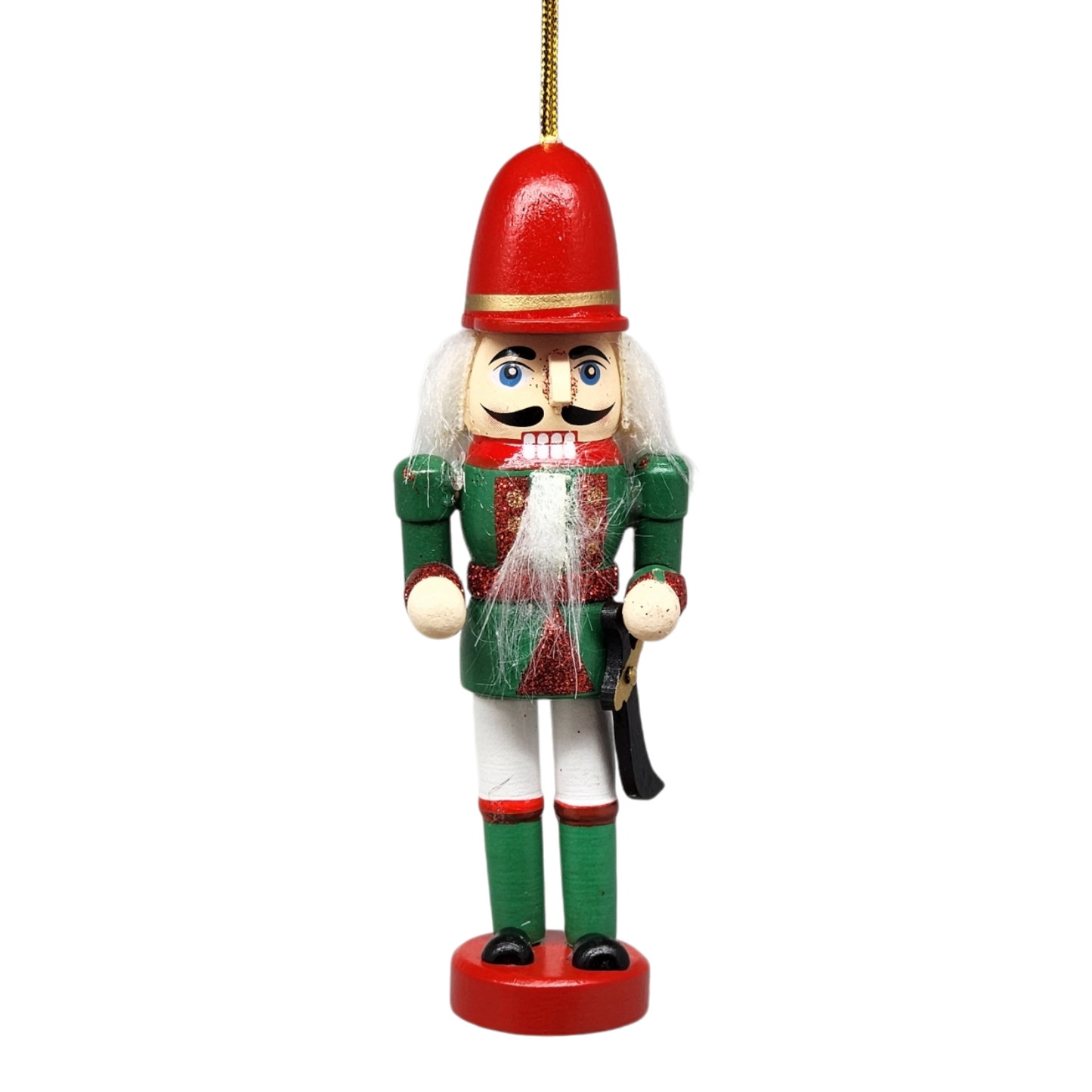 Wood Nutcracker Ornament - Major
