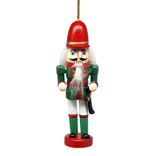 Wood Nutcracker Ornament - Major