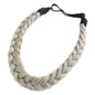 SILVER FELINE BRAIDED HEADBAND