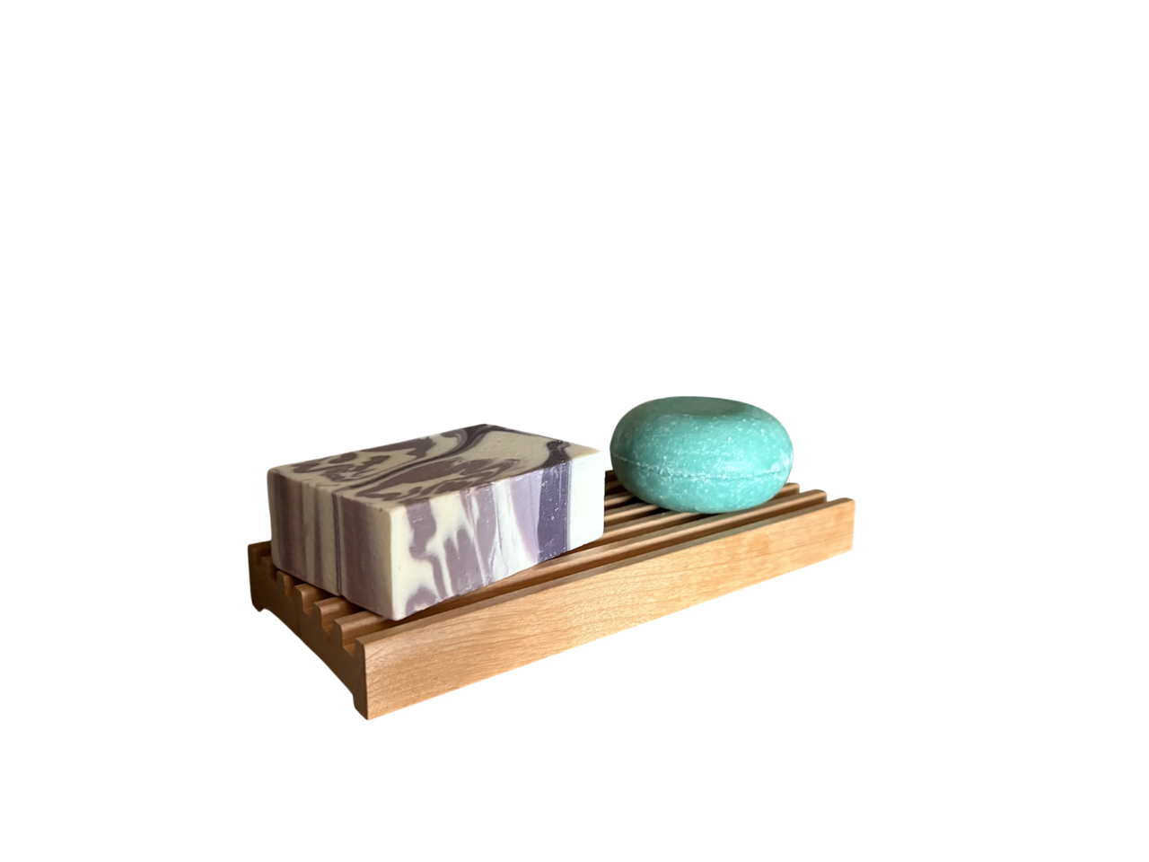 8" Alder Battlement Style Soap Dish