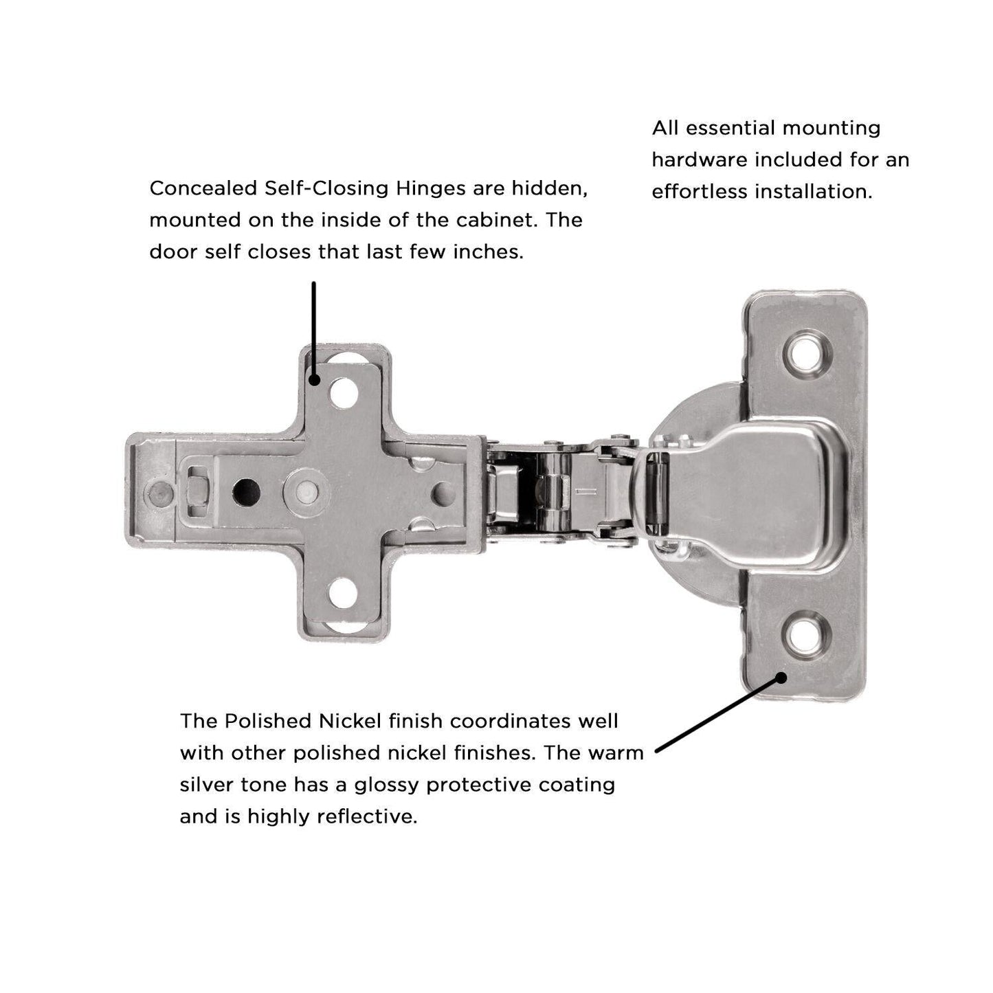 Concealed Self-Closing Hinges