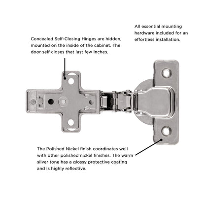Concealed Self-Closing Hinges