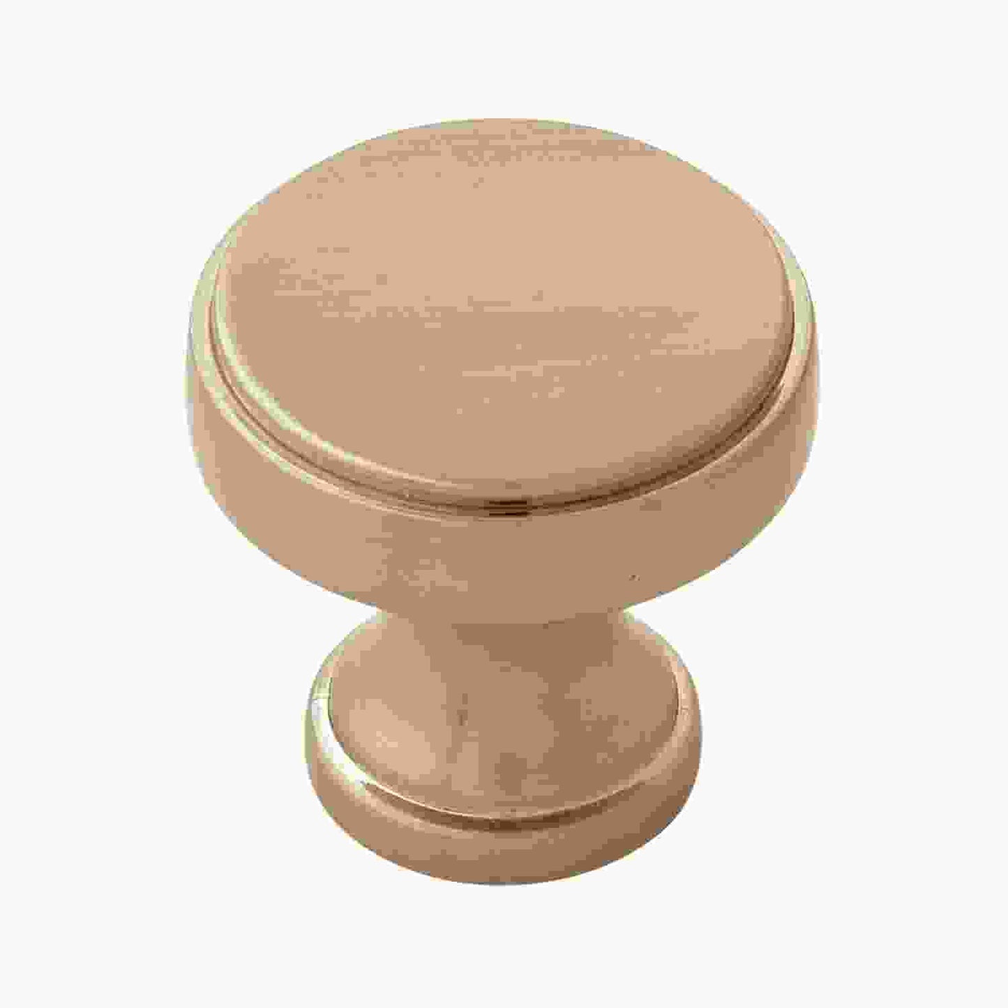 1-1/4 Inch Diameter Brownstone Round Knob