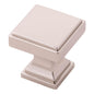 1-1/8 Inch Square Brownstone Square Knob