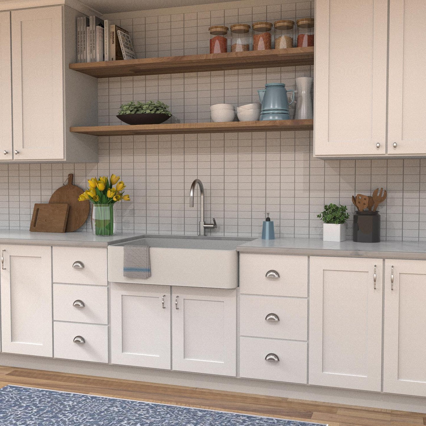 1-1/4 Inch X 13/16 InchWilliamsburg Knob