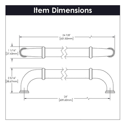 24 Inch Center to Center Cottage Appliance Pull