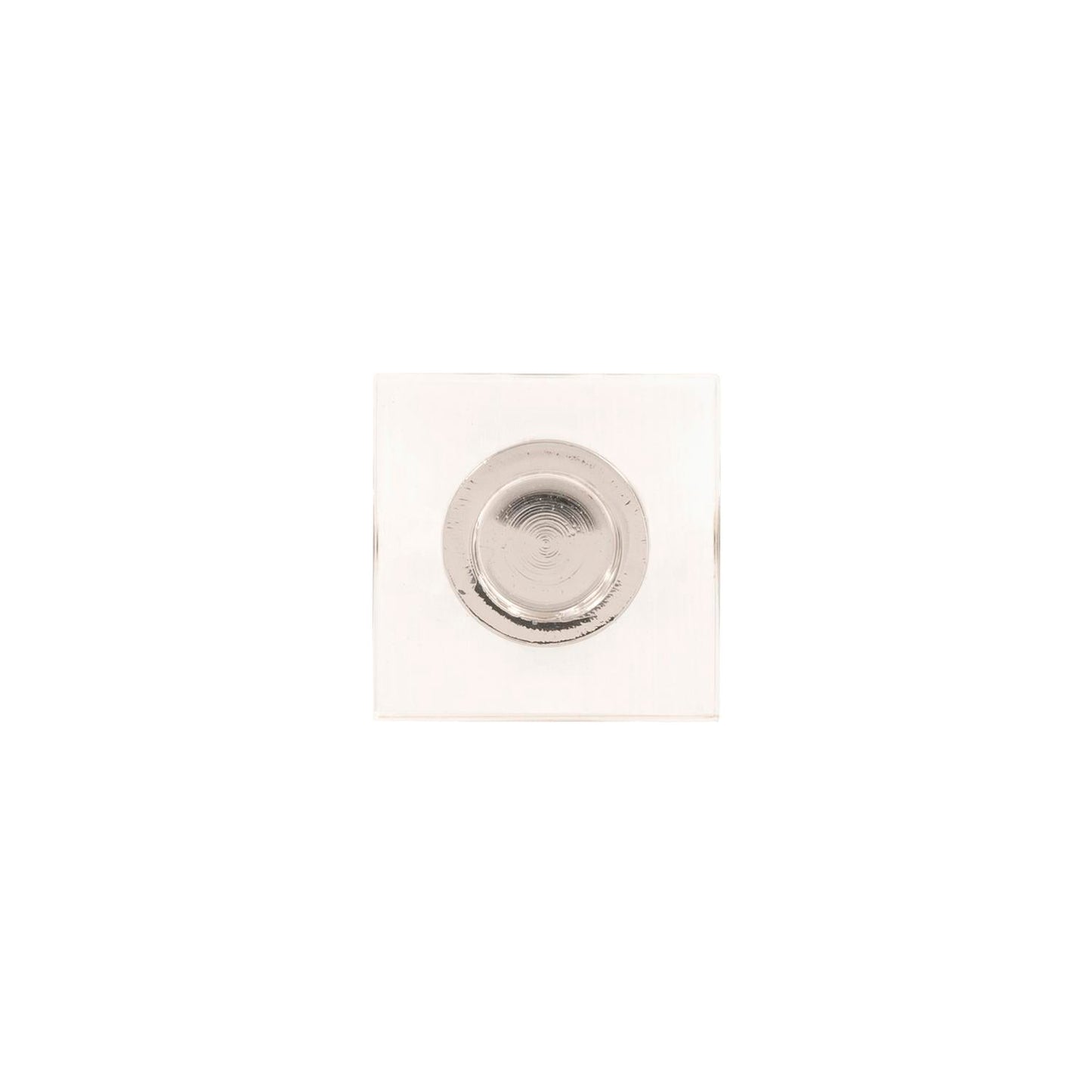 1-3/8 Inch Square Crystal Palace Knob