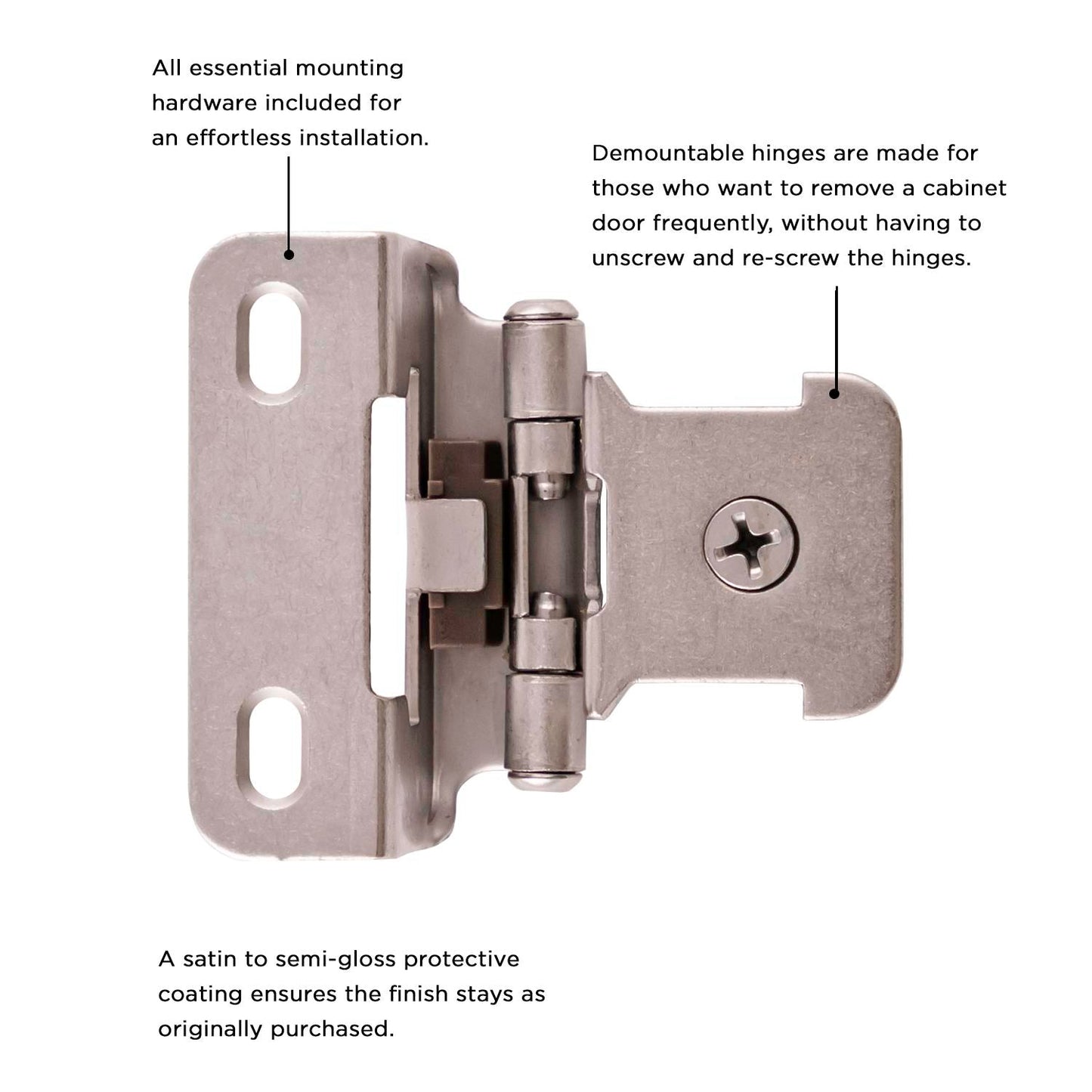 Single Demountable Hinge