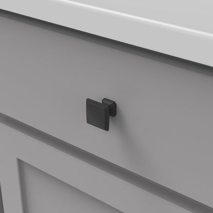 1-1/4 Inch Square Bridges Knob