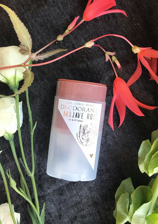 Deodorant - Mojave Rose (Rose + Citrus + Wood)