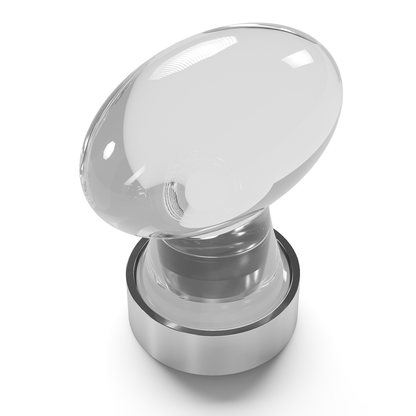 1-1/4 Inch x 3/4 Inch Crystal Palace Knob