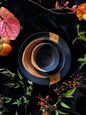 Matte Black w/ Wood Texture Ceramic Bowls and Scrying Vessels