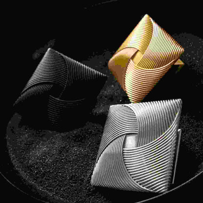 3-1/2 Inch Square Bijou Tempest Square Knob