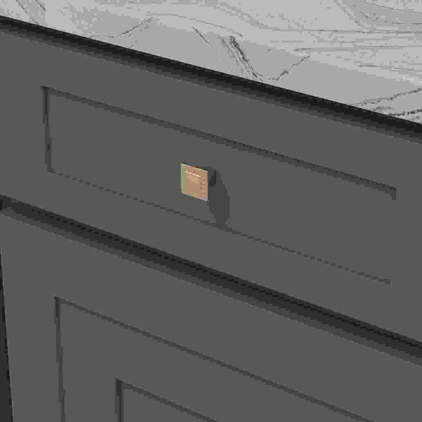 1 Inch Square Bijou Astoria Square Knob