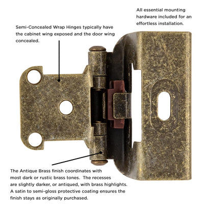 Self-Closing Semi-Concealed