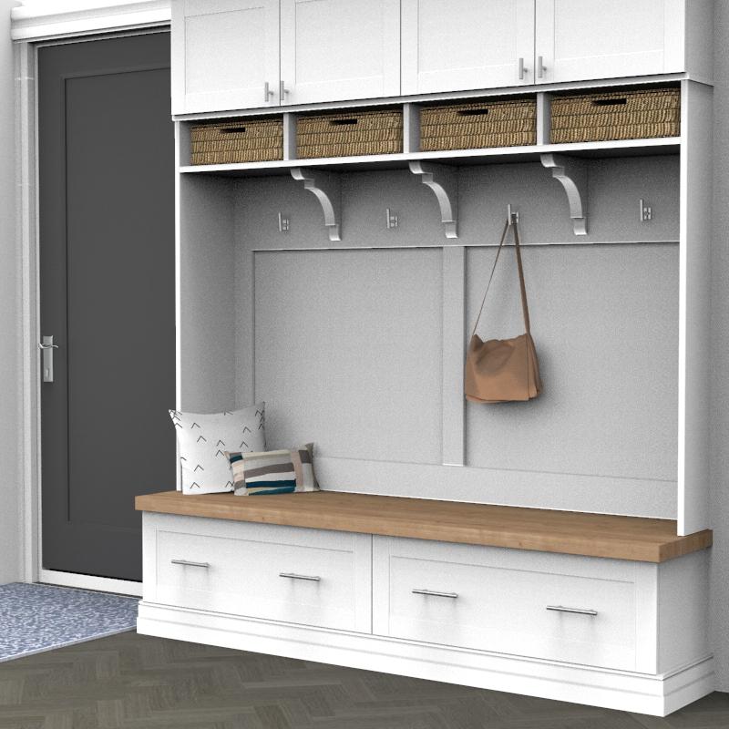 7/8 Inch Center to Center Bar Pulls Hook