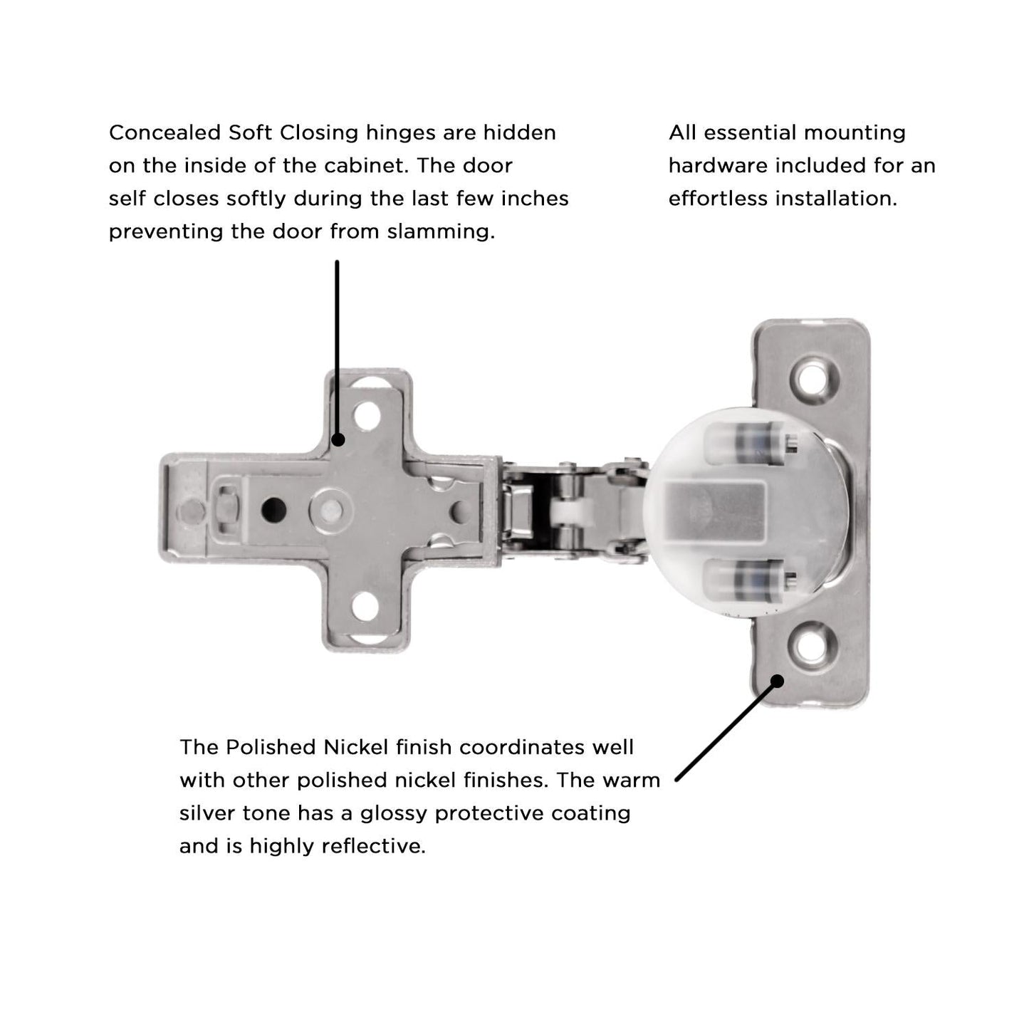 Concealed Soft Close Hinges