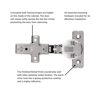 Concealed Soft Close Hinges