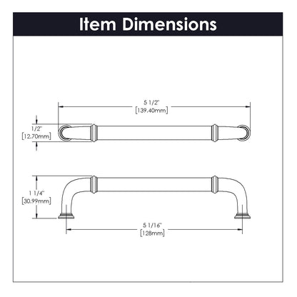 5-1/16 Inch (128mm) Cottage Pull