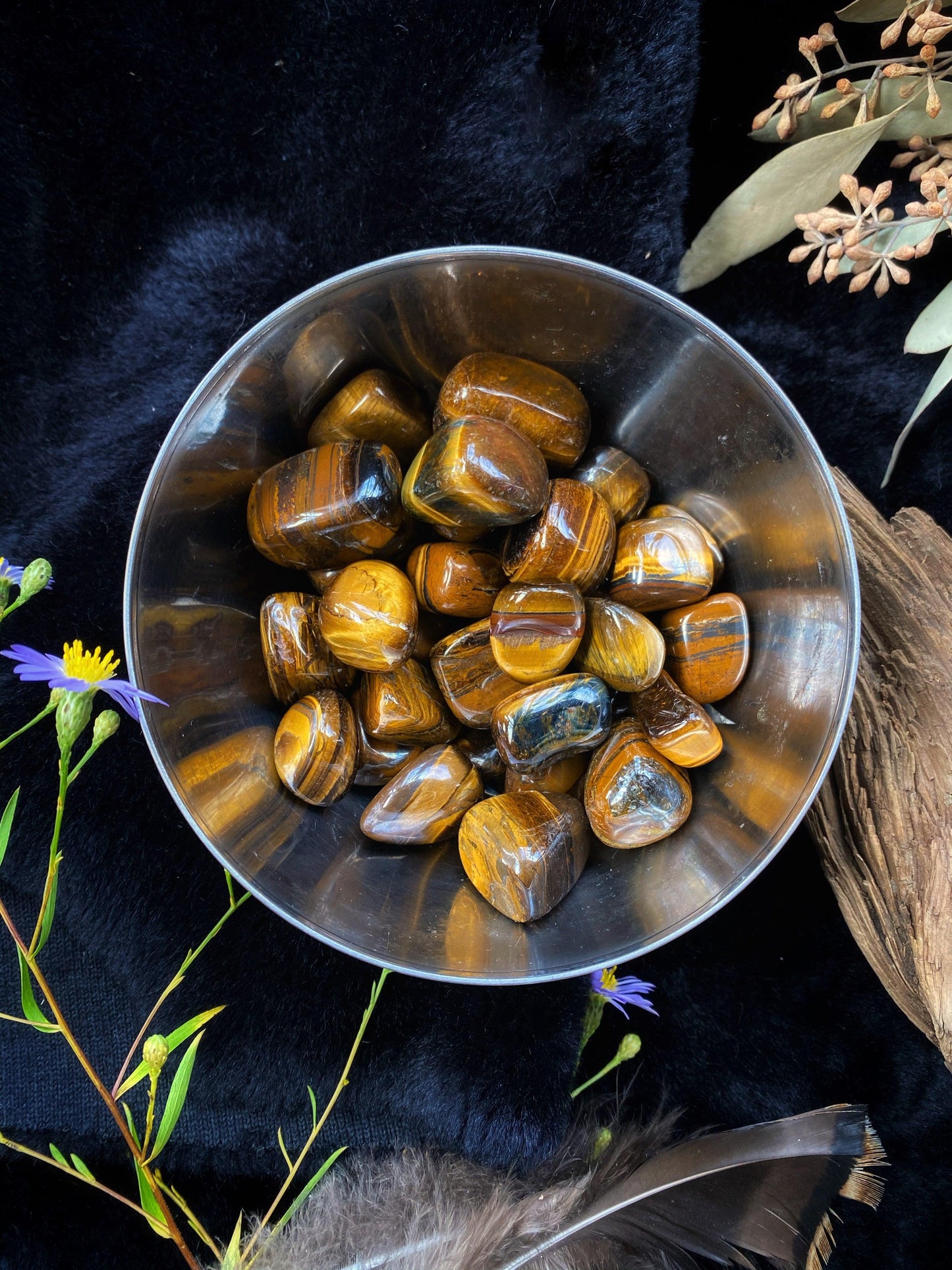 Yellow Tiger’s Eye - Tumbled