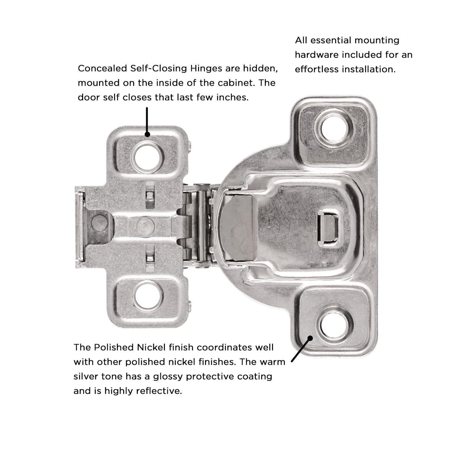 Concealed Self-Closing Hinges