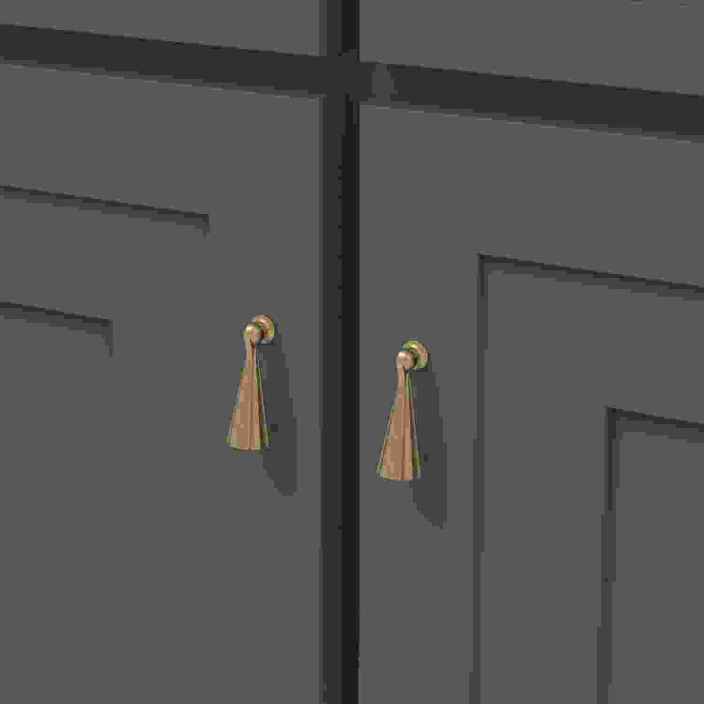 2-7/16 Inch x 7/8 Inch Bijou Laurel Pendant Pull