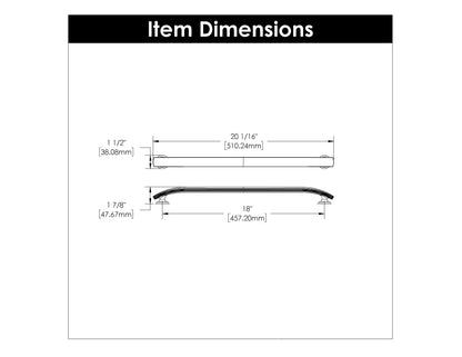 18 Inch Center to Center American Diner Appliance Pull