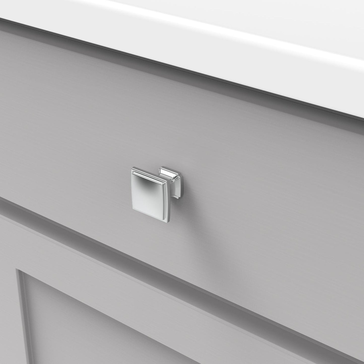 1-1/4 Inch Square Bridges Knob