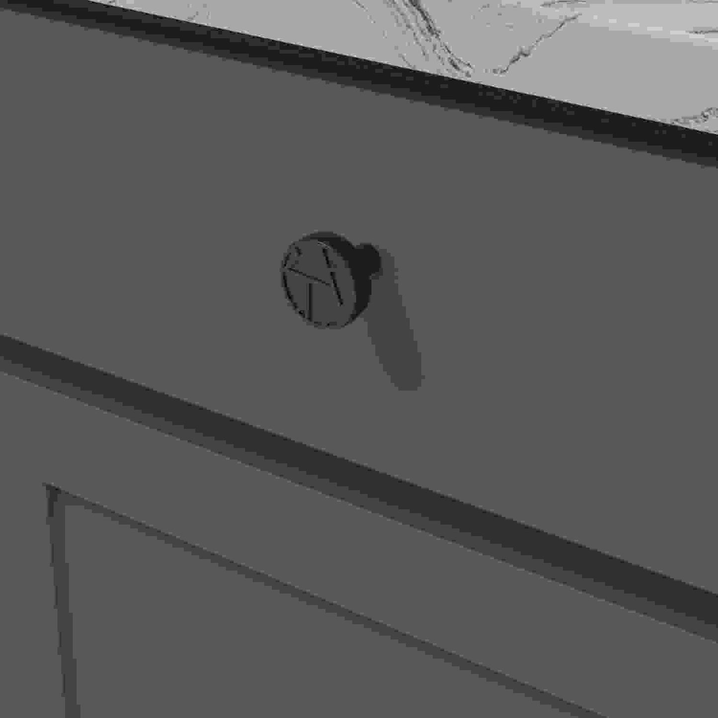 1-3/8 Inch Diameter Cullet Round Knob