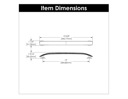 12 Inch Center to Center American Diner Appliance Pull