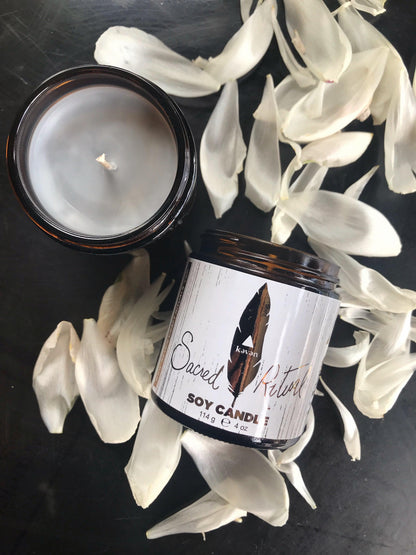 Sacred Ritual Candle, Vegan Soy