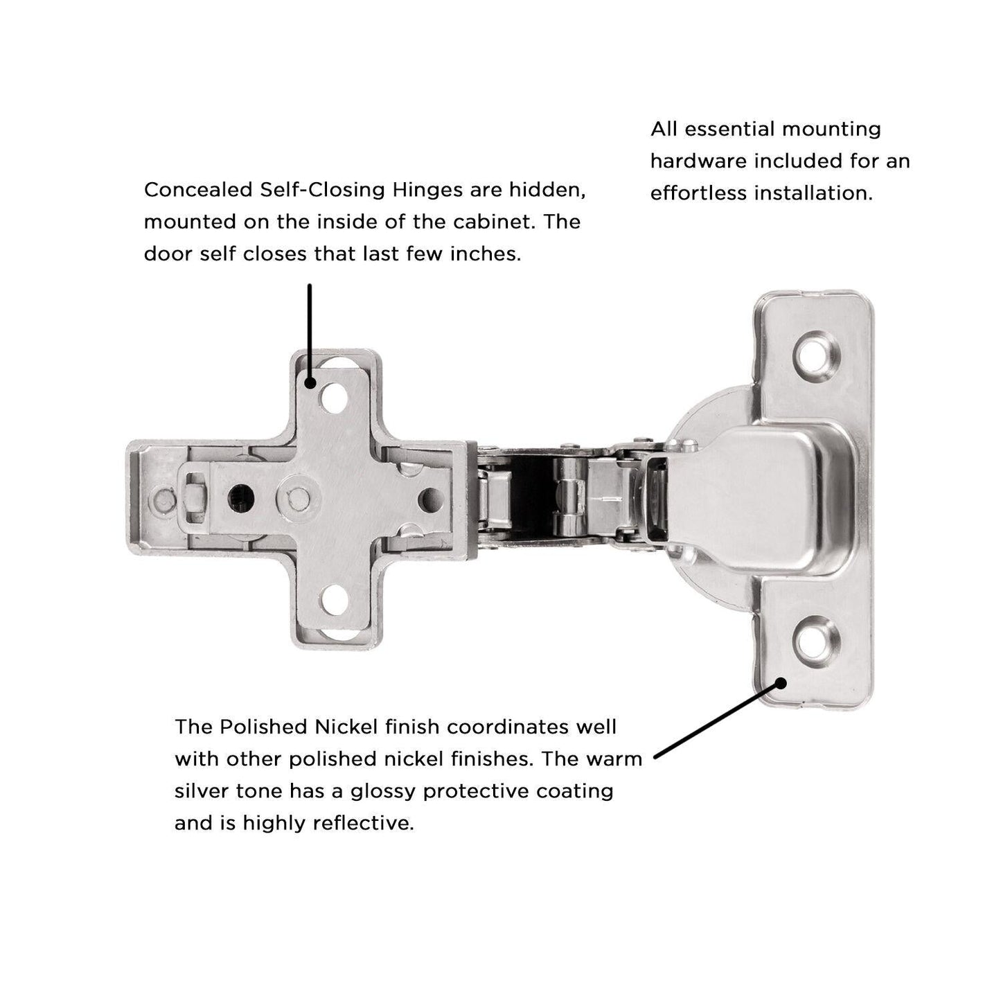 Concealed Self-Closing Hinges