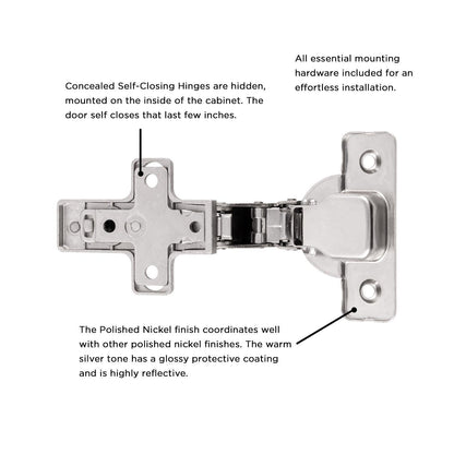 Concealed Self-Closing Hinges