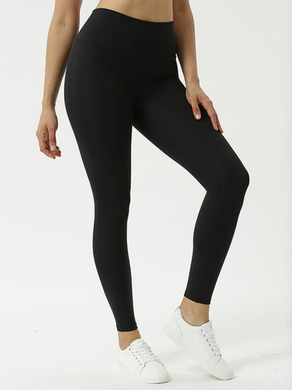 Women's High Elasticity Knit Leggings - Four Season Mid Waist