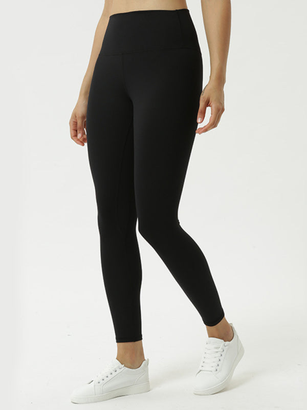 Women's High-Waist Hip-Lift Yoga Leggings - Compression Fit