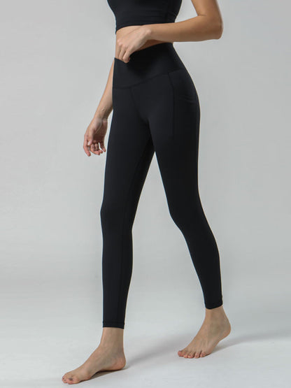 Women's High-Waist Yoga Capri Pants - Double Brushed & Ultra Soft