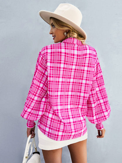 Women's fashion commuter long sleeve versatile Shirt Top