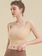 Women's Square Neck Sports Tight Tank Top for Yoga