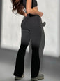 Women's High-Waist Flare Yoga Leggings - Butt Lift & Tummy Control