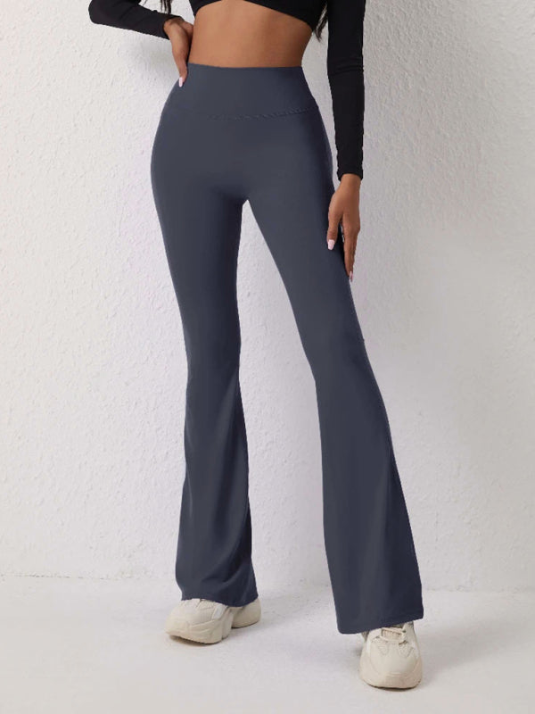 Women's High-Waist Flare Yoga Leggings - Butt Lift & Tummy Control