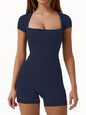 Women's Yoga Jumpsuit Shorts - High Stretch Athletic Wear