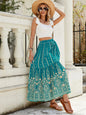 Bohemian High Waist Beach Skirt - Flowy Summer Swing Skirt