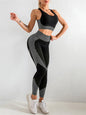 Women's Halter Neck Yoga Tank Top & High Waist Leggings Set