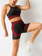 Women's Quick-Dry Seamless Backless Camisole & Shorts Yoga Set